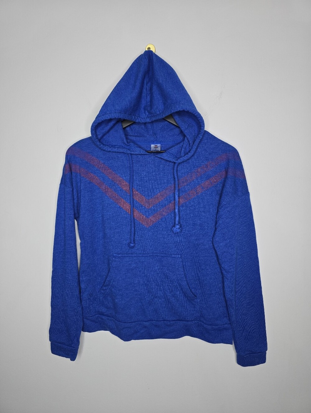 Buffalo Bills Distressed Hooded Sweatshirt Size Small
